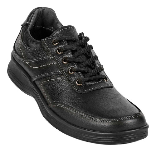 Zapato Hombre Oxford Casual Negro Piel Stfashion 12403801