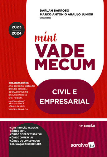 Míni Vade Mecum Civil E Empresarial - 13ª Edição 2023