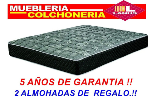 Imagen 3 de 5 de Colchón King de espuma Cannon Espuma Renovation gris y negro - 180cm x 200cm x 26cm