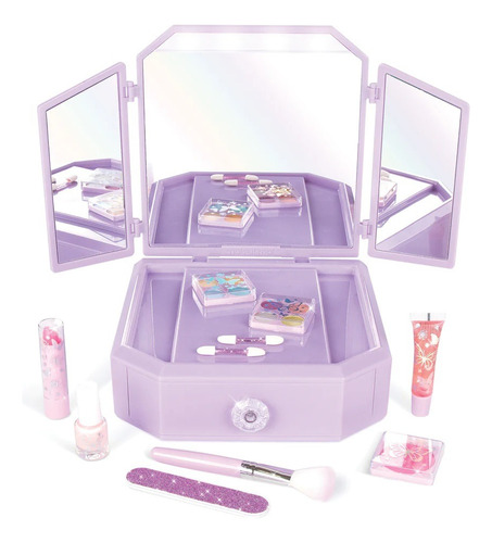 Tocador Maquillaje, Espejo Y Luz. Make It Real Original Mpuy