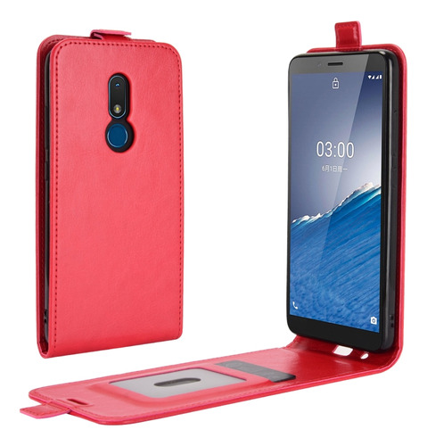 Funda De Tpu Con Tapa Vertical Para Nokia C3 R64