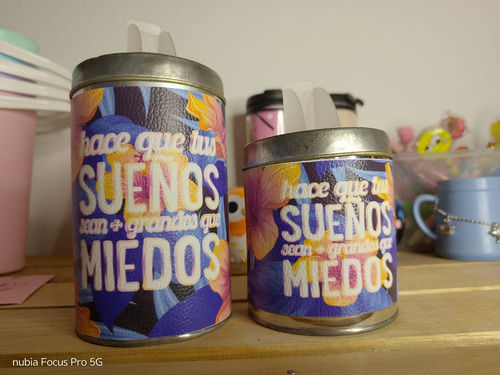 Kit Mate Yerbero Azucarero Set Latas Yerba Y Azucar Outlet Sueño Outlet