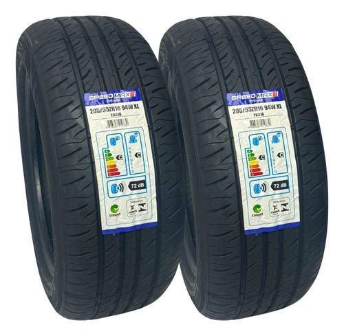 Kit 04 Pneus 205/55r16 Speedmax Prime 94w Frd16 Civic Focus