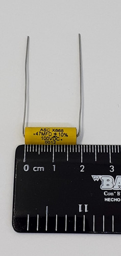 Pack 120 Capacitores Poliester .47uf 100vdc Asc
