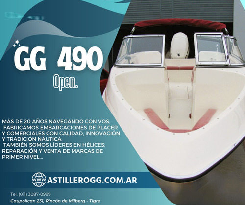 Lancha Gg490 Open 2025