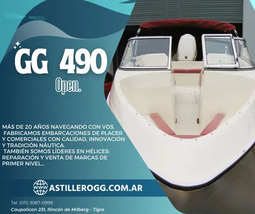 Lancha Gg490 Open 2025