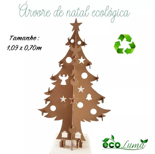 Forma Arvore de Natal 3D Para Decorar Natal