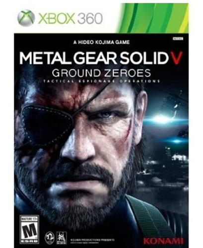 Metal Gear Solid V Ground Zeroes Xbox 360 Fisico Completo