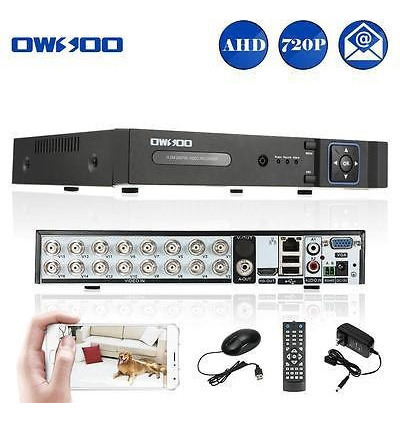 Owsoo 16ch 720p Red Dvr Movimiento Detección P2p Podría Para