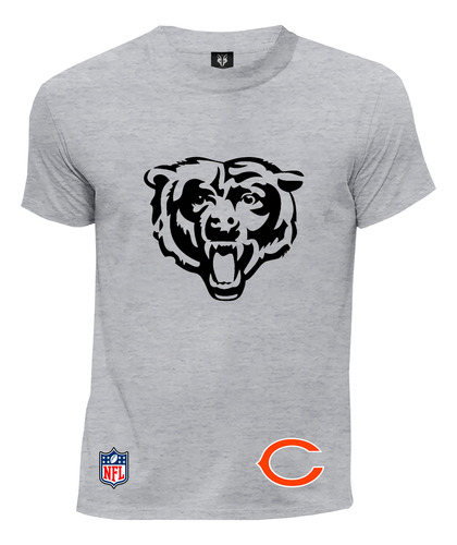 Camiseta American Football Logo Nfl Chicago Bears 