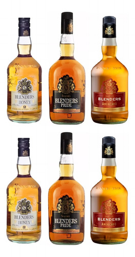 Combo X6 Whisky Blenders Pride + Honey + Americano 750ml