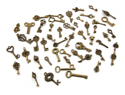 Decoração De Bronze Chave Antiga Diy Pingentes Feitos À M