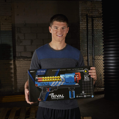 Blaster Nerf Rival Artemis Xvii-3000 Azul Con 30 Cartuchos