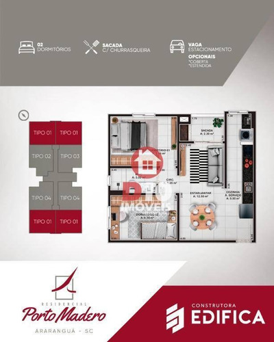 Apartamento À Venda Por R$ 230.000,00 - Jardim Das Avenidas - Araranguá/sc - Ap2292