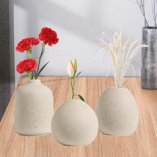 3 Floreros De Estilo Nórdico, Adornos Decorativos Bohemios
