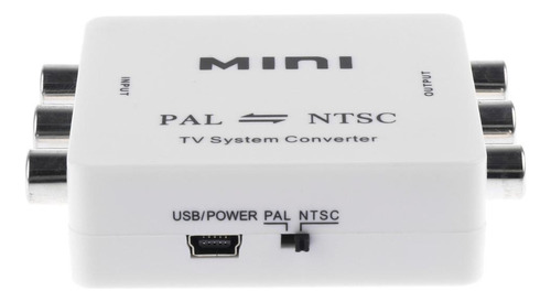 Mini Sistema De Tv Pal / Ntsc Convertir Compuesta Adaptador