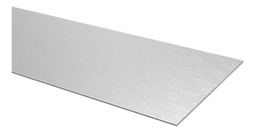 Perfil Plano 100mm Aluminio Cepillado Mueble O Zócalo G/euro