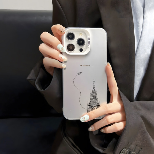 W Capa Fina De Tpu À Prova De Choque Para iPhone 12 13 14