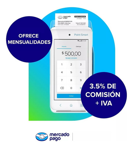 Terminal De Pago Point Smart Mercado Pago C/internet Gratis