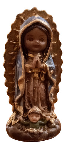Virgen De Guadalupe Mini  Pieza Religiosa Campoamor Deco