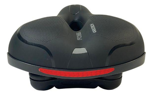Selim Banco Bicicleta Foss Mtb Duas Molas Vazado Gel Preto
