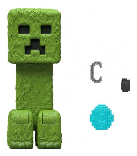 Creeper Minecraft Movie 10cm C/ Acessorios Mattel Jfr44