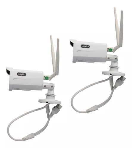 Kit 2 Camaras D Seguridad Wifi Ip 2mp Vigilancia Exterior /e