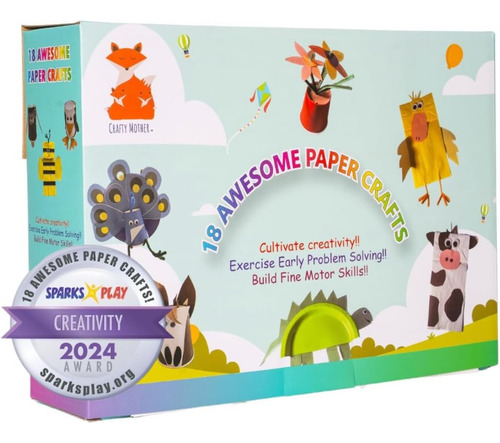 Libro Con 18 Increíbles Manualidades Creativas De Papel
