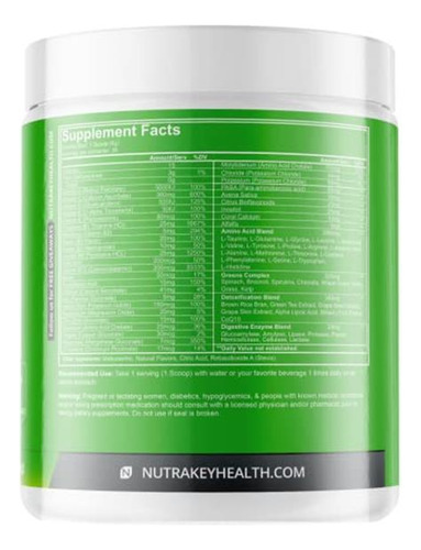 Nutrakey Envie Polvo Multivitamínico Keto Sabor Piña 210g