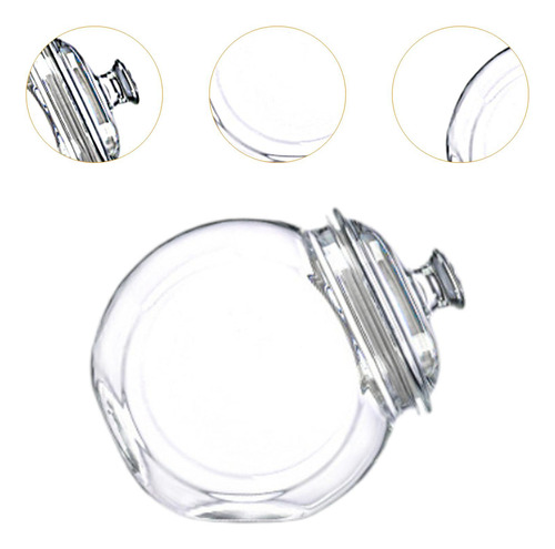Tarro Transparente Para Caramelos, Granos De 6,2 Litros