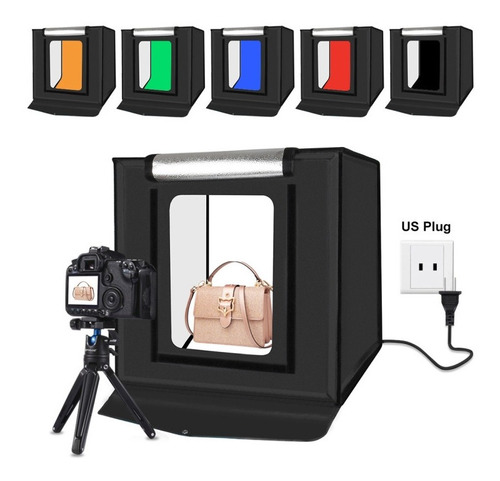 Imagen 2 de 7 de Caja De Luz Puluz Para Fotografías De 40cm