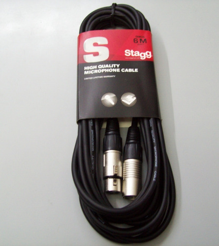 Cable Stagg Smc 6 Para Micrófono Canon / Canon  6 Mts