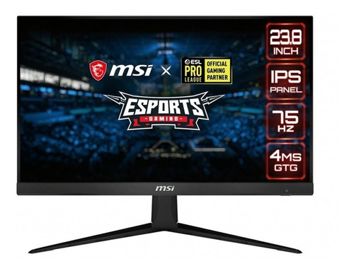 Monitor gamer MSI Optix G241V E2 LCD 23.8" negro 100V/240V