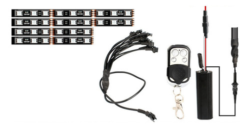 New Led Motorcycle Light Bar Univ Remote Control