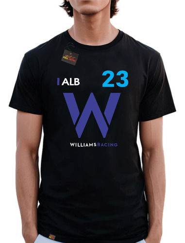 Polera F1 Williams Racing  Alex Albon  2023 F1 Formula Uno