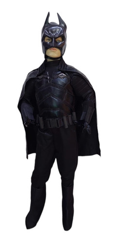 Disfraz Batman Dc 2022 Con Mascara Mod. 7 Para Niño