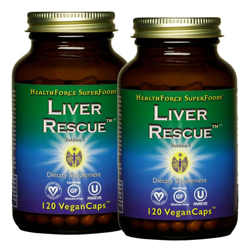 Healthforce Superfoods Liver Rescue Hígado 2un X 120 Cáps