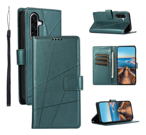 Funda Para Teléfono Samsung Galaxy A56 A36 A26 A16, Funda Tipo Bolsa Con Ranura En Forma De A