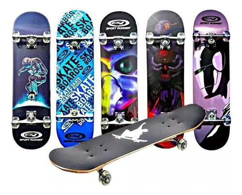Tabla De Skate Skateboard Patineta Diseños Semiprofesional