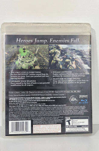 Medal Of Honor Airborne Original Para Ps3 (Usado)