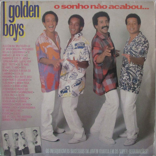 Lp Golden Boys - O Sonho Não Acabou - 1984 - Epic