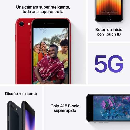 Imagen 7 de 10 de Apple iPhone SE (128gb, Compatible Con 5g)