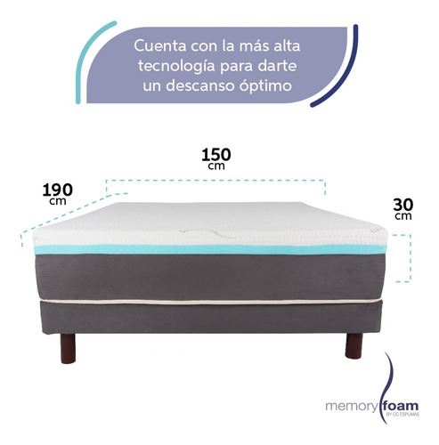 Colchón Memory Foam Best Queen Size