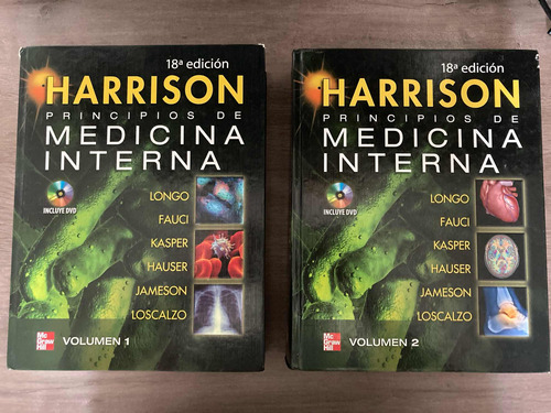 Harrison Principios De Medicina Interna 18va  Tomo I Y Ii