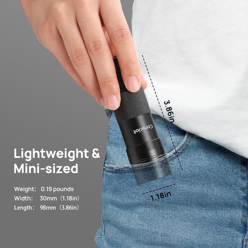 Linterna Uv De Luz Negra, Consciot 12 Led 395nm Ultravio...