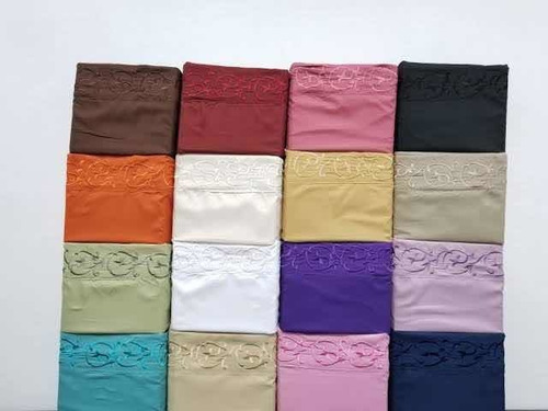 Sábanas Home 1800 Blancas Queen Size Juego Microfibra
