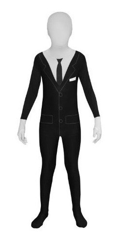 Traje Morphsuit Slender Man Kids - Talla Small 3'4-3'10