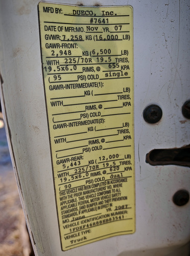 2008 Camioneta Canastilla Ford F450 Xl Super Duty Inoperable