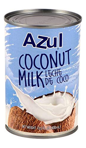 Azul Coconut Milk - Leche De Coco Sin Azcar, Sin Lcteos Y Gl