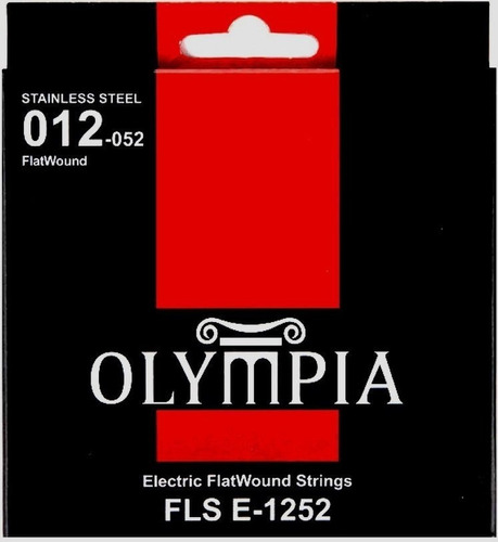 Encordado Flat Para Guitarra Eléctrica Olympia Fls E-1252